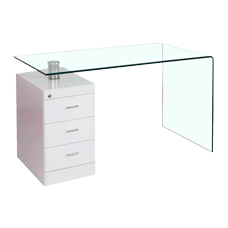 mesa oficina cristal templado