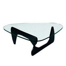 mesa centro cristal auxiliar